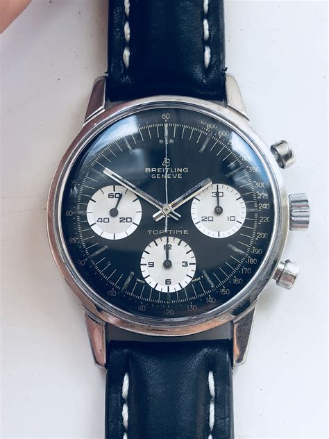 breitling geneve top time 810|breitling top time dial.